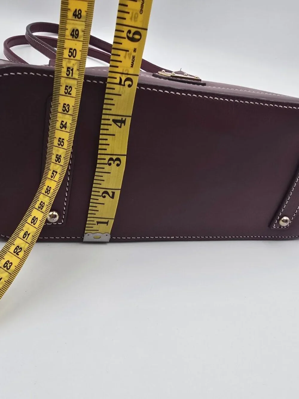 Dooney & Bourke Beacon Collection Slip Tote Bag in a Bordeaux Wine